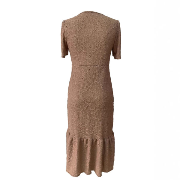 Peter Pan Collar Short Sleeve Fashion Dress Women - Image 7