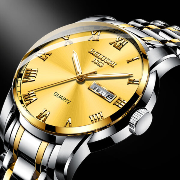 Men's Full-automatic Waterproof Refined Steel Belt Quartz Watch - Image 3