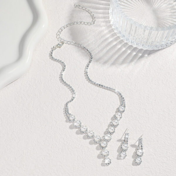 European And American Rhinestone Suit Necklace For Women - Image 2