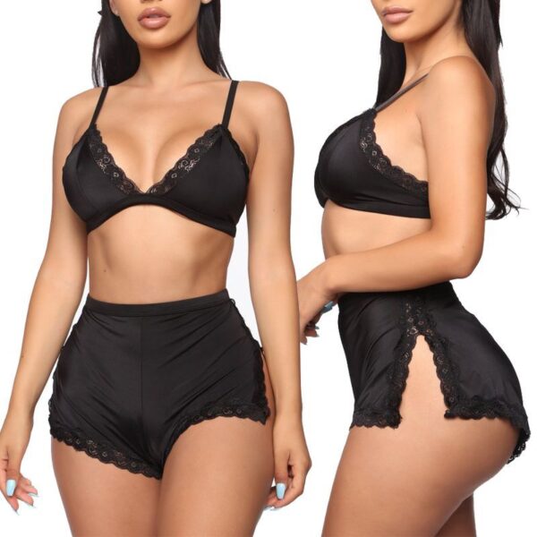 Women Sexy Sleepwear Lingerie Lace Bra - Image 5