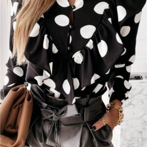 Women Blouses Long Sleeve Shirt Casual Tops