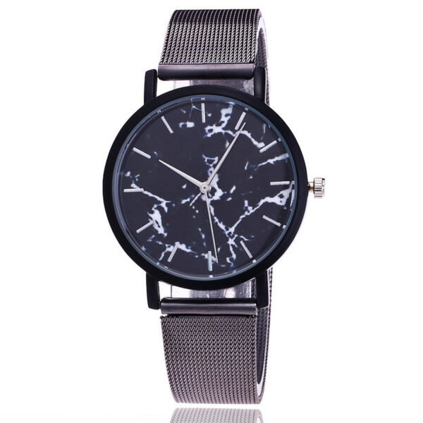 Vansvar fashion brand silver and gold mesh band creative marble wristwatch casual women quartz watches gift relogio feminino - Image 7