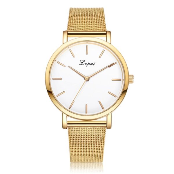Vansvar fashion brand silver and gold mesh band creative marble wristwatch casual women quartz watches gift relogio feminino - Image 6
