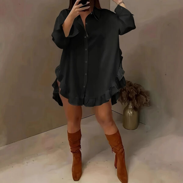 Spring And Summer Shirt Loose Solid Color Women's Clothing - Image 9