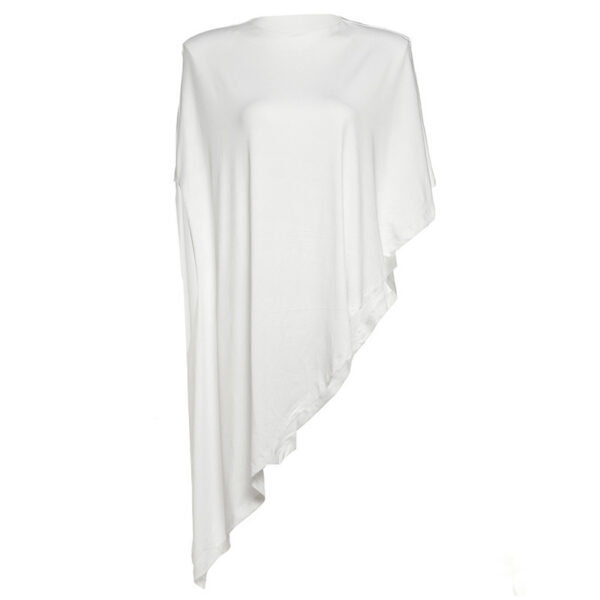 Women's Elegant Lady Cape Sleeveless Top - Image 5