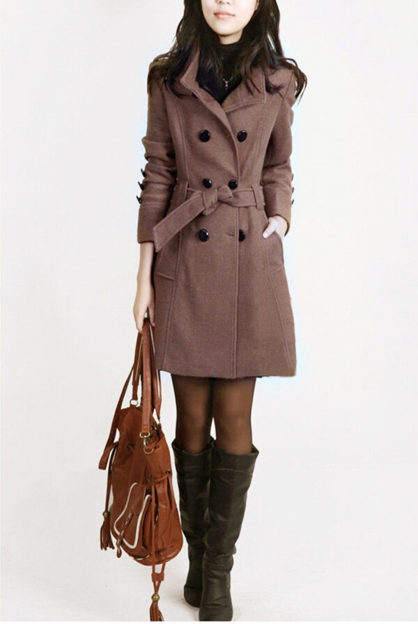Fat Women Winter Jackets Faux Fur Cardigan Coat Warm Coats - Image 4
