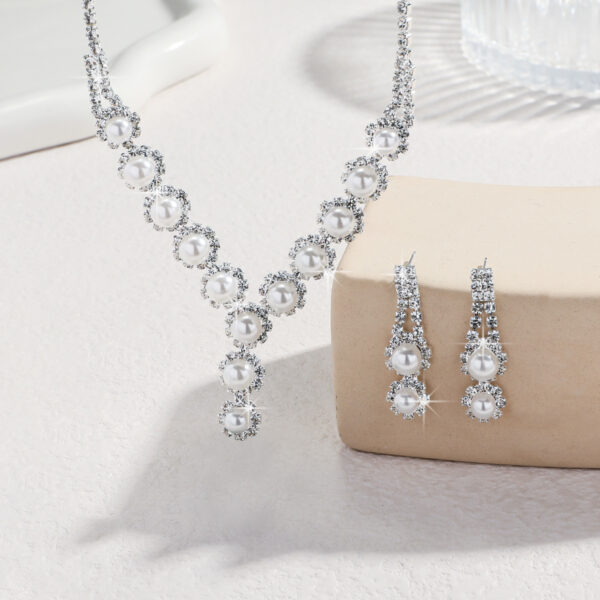 European And American Rhinestone Suit Necklace For Women - Image 5