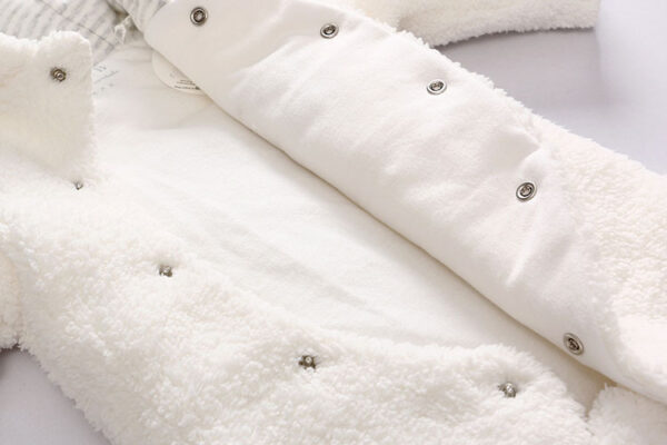 Baby clothes lamb winter cotton padded clothes baby newborn baby skin thickening climb Siamese clothes cotton - Image 10