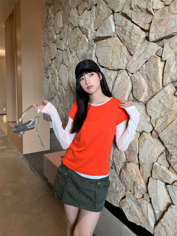 Summer Workwear Low Waist Skirt Women's Pocket Skirt - Image 6
