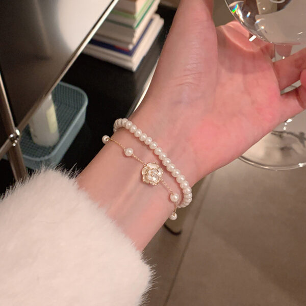 Vintage Pearl Bracelet Female Ins Style High Sense - Image 4