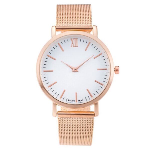 Vansvar fashion brand silver and gold mesh band creative marble wristwatch casual women quartz watches gift relogio feminino - Image 4