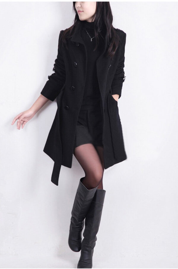 Fat Women Winter Jackets Faux Fur Cardigan Coat Warm Coats - Image 2