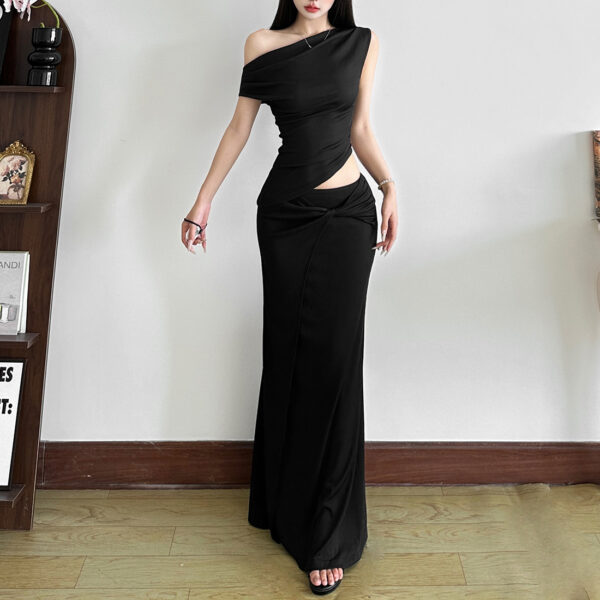 European And American Adult Lady Like Woman Style Slim Fit Dress
