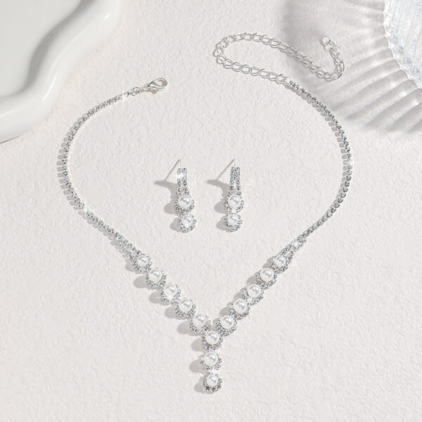 European And American Rhinestone Suit Necklace For Women - Image 6