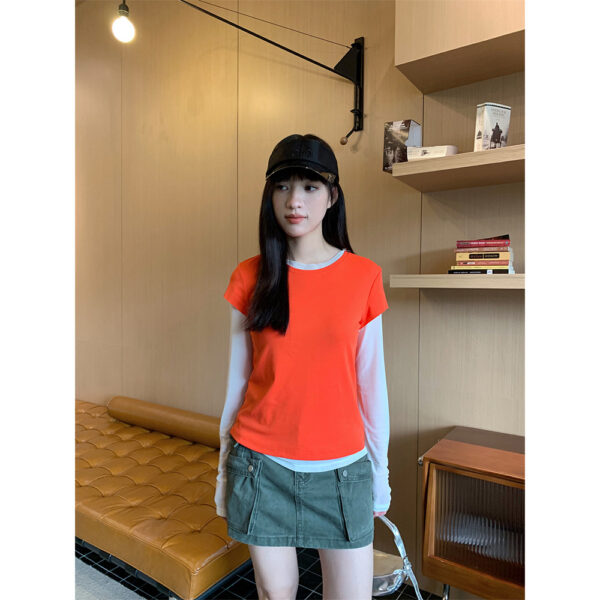 Summer Workwear Low Waist Skirt Women's Pocket Skirt - Image 3