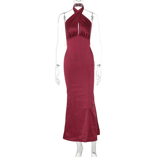 Summer Fashion Elegant Backless Sleeveless Dress - Image 3