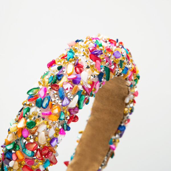 Fashion New Baroque Colorful Headband For Women - Image 4