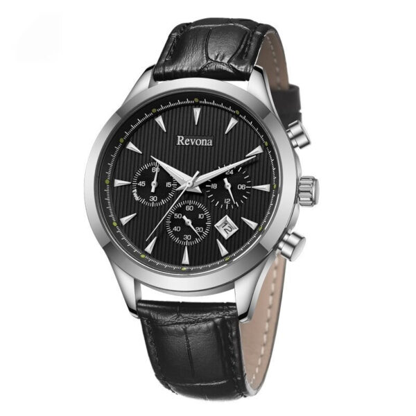 Men's Watch Business Casual Three Eyes And Six Needles Calendar Timing - Image 4