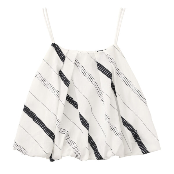 Fashion Diagonal Stripe Bud Camisole Women - Image 5