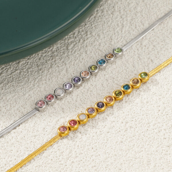 High-grade Accessories All-match Titanium Steel Blade Chain Bracelet - Image 4
