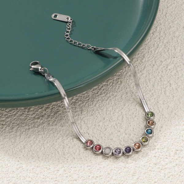 High-grade Accessories All-match Titanium Steel Blade Chain Bracelet - Image 6