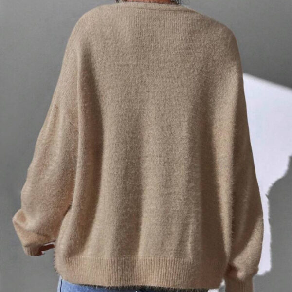 Imitation Mink Knitted Cardigan European And American Style Ladies - Image 6