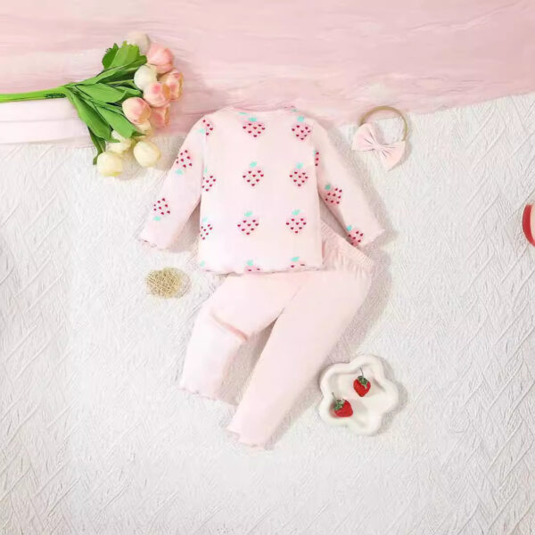 Infant Printing 3-piece Set Suit - Image 5
