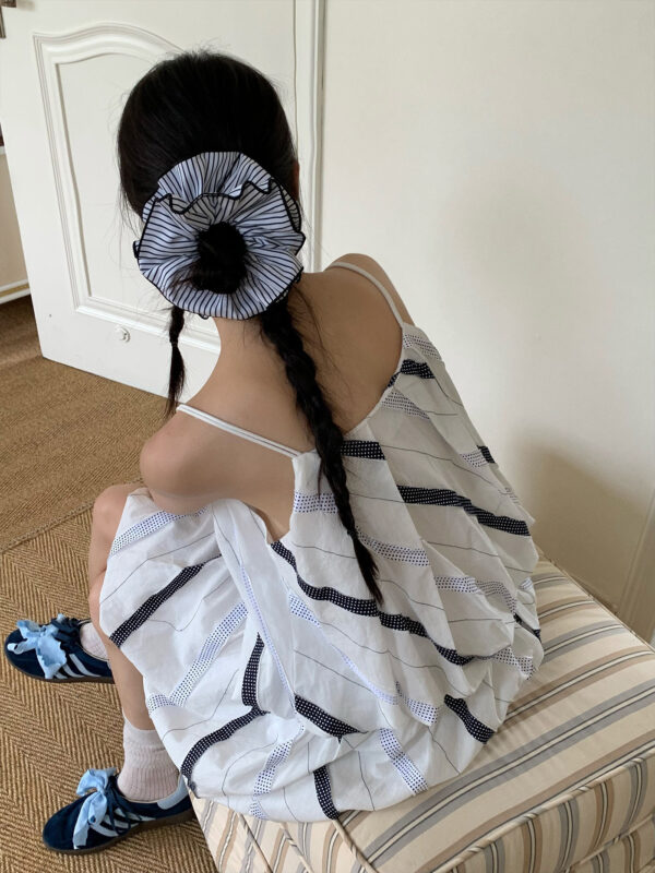 Fashion Diagonal Stripe Bud Camisole Women - Image 2