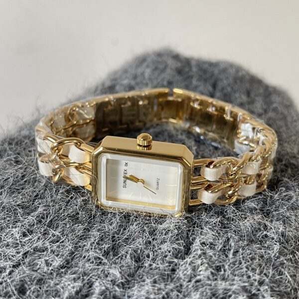 Women's Watch Exquisite High-grade Gold Steel Strap Watch - Image 5