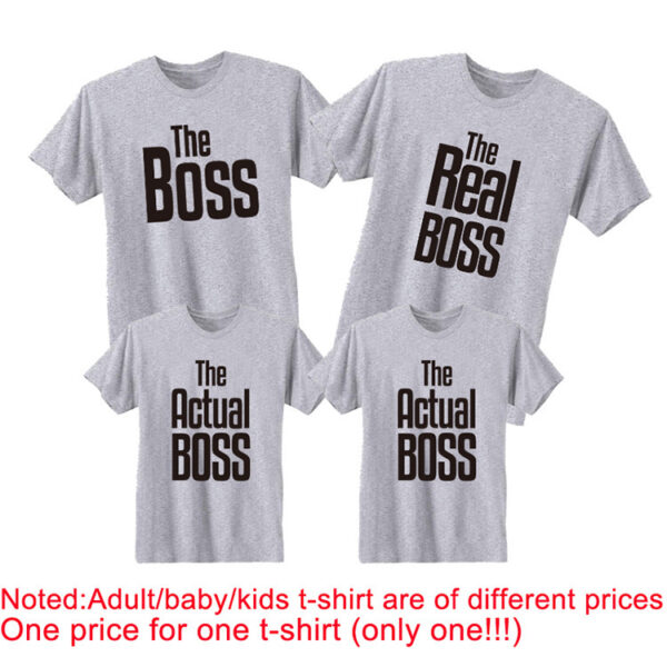 Printed Parent-child T-shirt Short Sleeve - Image 4