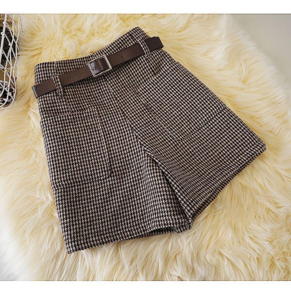 Fashionable All-match Slimming Woolen Wide-leg Pants - Image 4