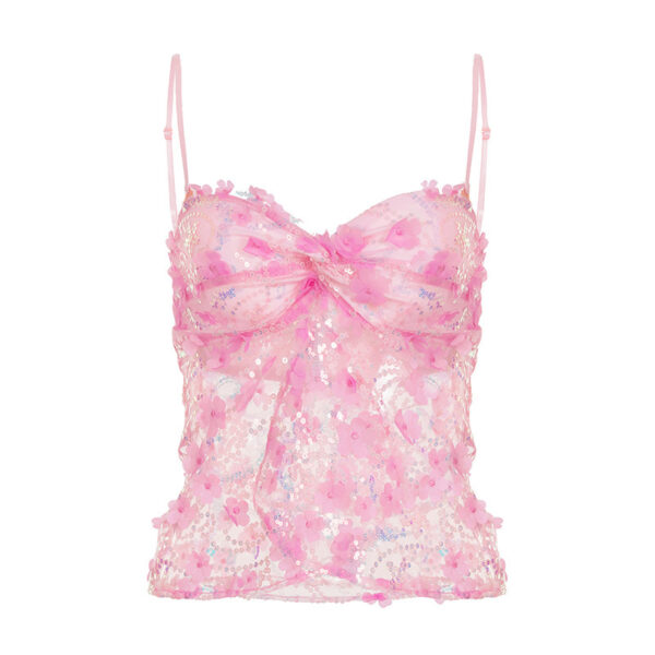 Summer New Dopamine Personality Mesh Sequin Sling - Image 3