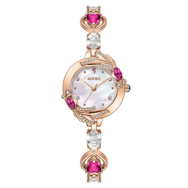 Women's Simple All-match Crystal Small Goldfish Fritillary Bracelet Women's Watch - Image 2