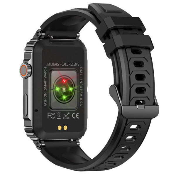 KR88 Bluetooth Calling 157-inch Voice Assistant Heart Rate Blood Oxygen Monitoring Multi-sport Smart Watch - Image 2