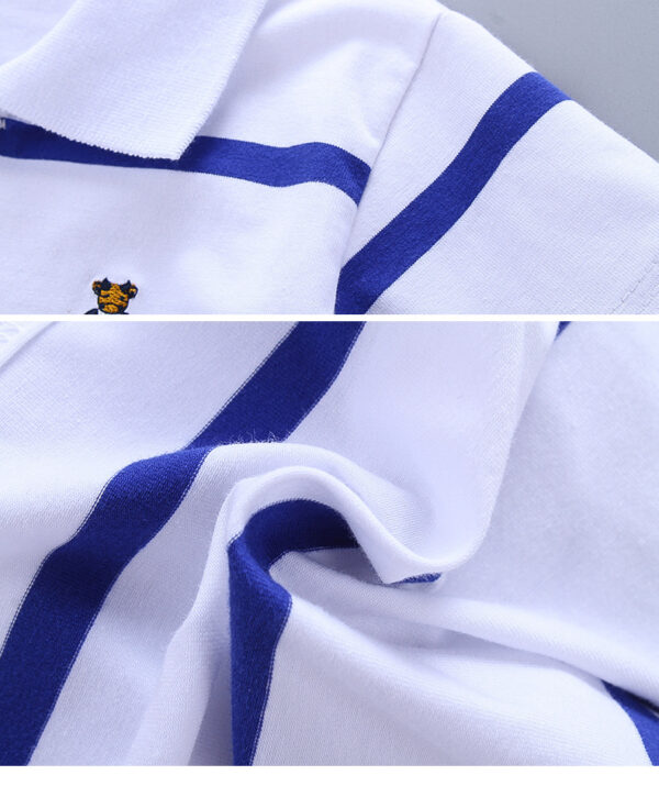 College Style Boys Polo Short Seeve T-shirt - Image 2