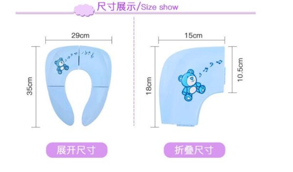 Toilet Seat Folding Toilet Seat for Children - Image 5