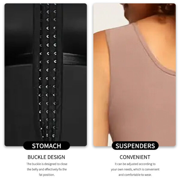 Plus Size One-piece Thin Breasted Belly Contracting Hip Lift Body Shaping Corset - Image 2