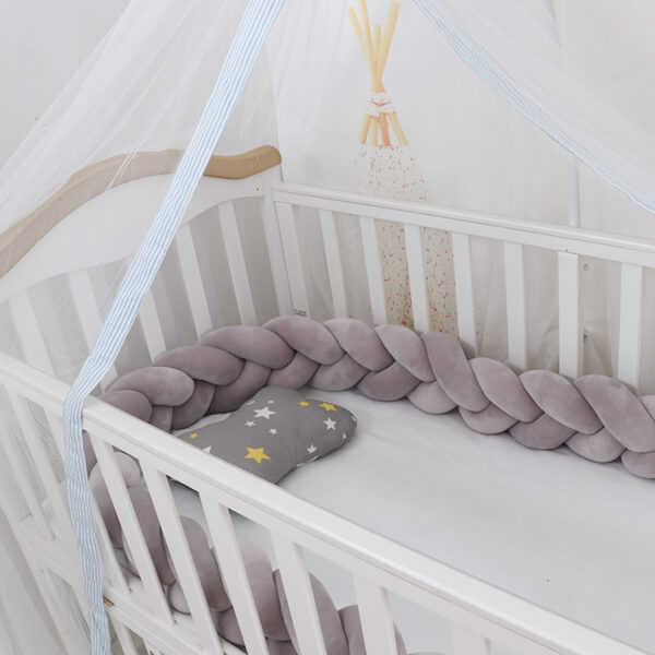 Baby Bumper Bed Braid Knot Pillow Cushion Bumper for Infant cuna Bebe lit Crib Protector Cot Bumper Room Decor - Image 8
