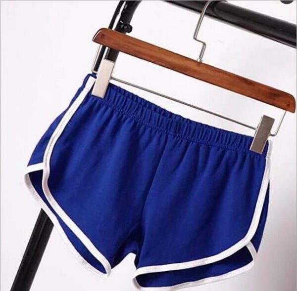 Solid Color Breathable Workout Shorts Women's Candy Color Hot Pants Shorts - Image 8