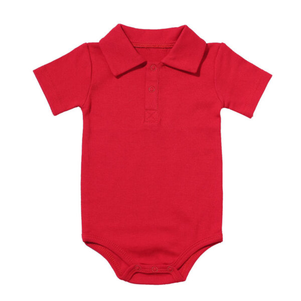 Lapel baby onesies - Image 3