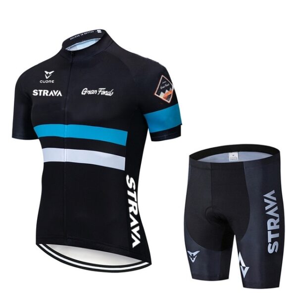 Summer Mens Cycling Jersey Bicycle Clothes Bike Clothing Set - Image 2
