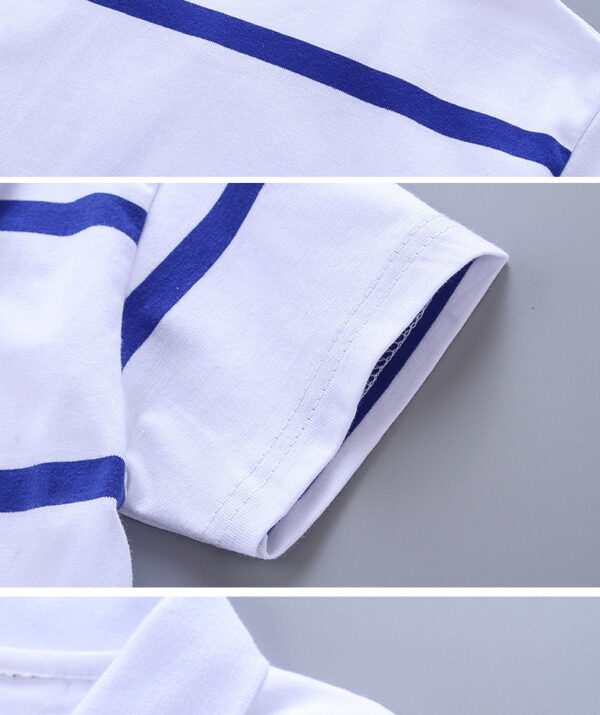 College Style Boys Polo Short Seeve T-shirt - Image 3
