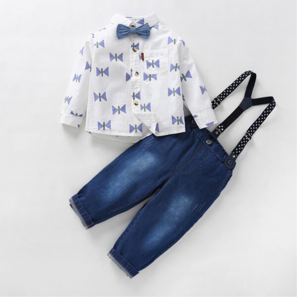 Three-piece suit of gentleman dress suspenders - Image 4