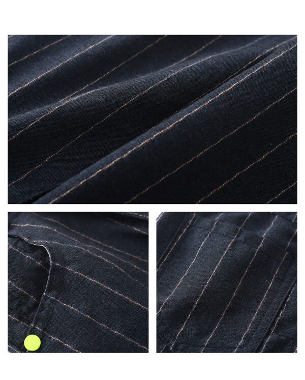 Striped Trousers Boys Kids Kids Elastic Waist Casual Pants - Image 7