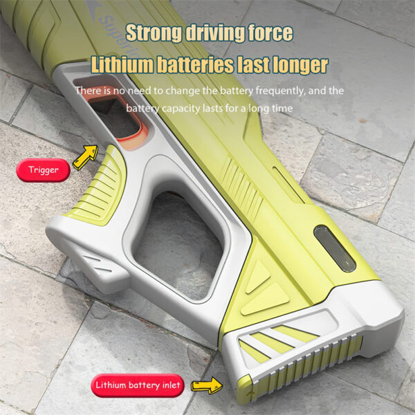 Summer Full Automatic Electric Water Gun Toy Induction Water Absorbing High-Tech Burst Water Gun Beach Outdoor Water Fight Toys - Image 4