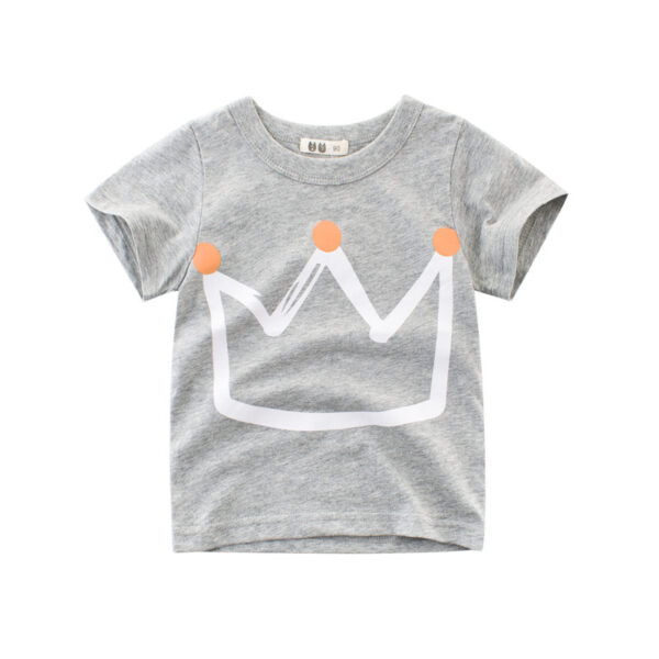 Summer New Boys' Short Sleeve T-shirt Children's T-shirt - Image 2