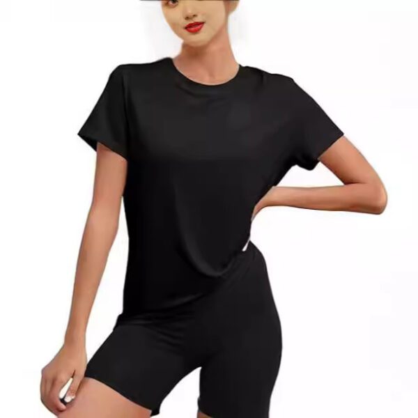 European And American Sports Top Round Neck Loose T-shirt - Image 7