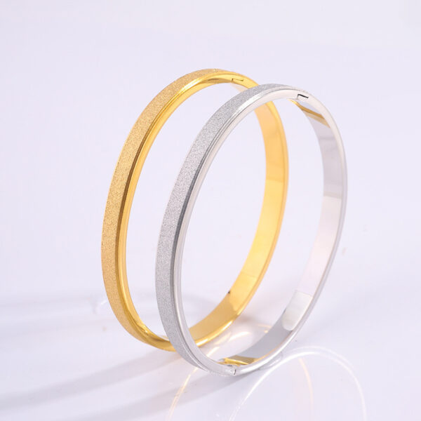 Titanium Steel Bracelet Starry Alluvial Gold Fading - Image 2