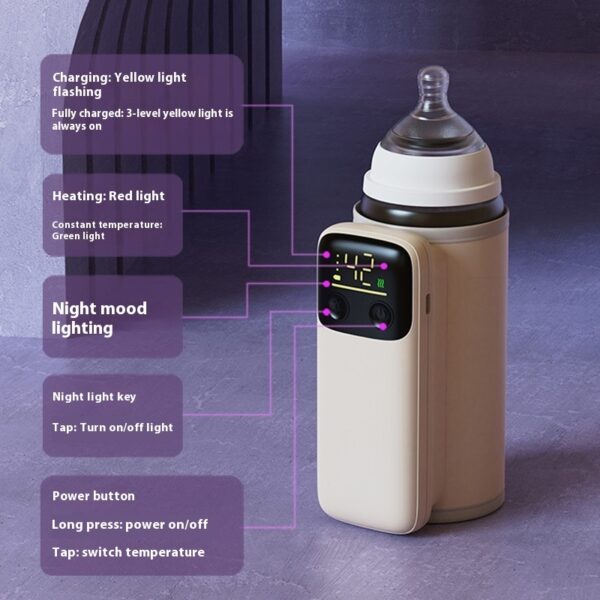 Baby Bottle Insulation Cover Universal Heating Constant Temperature Milk Warmer - Image 4