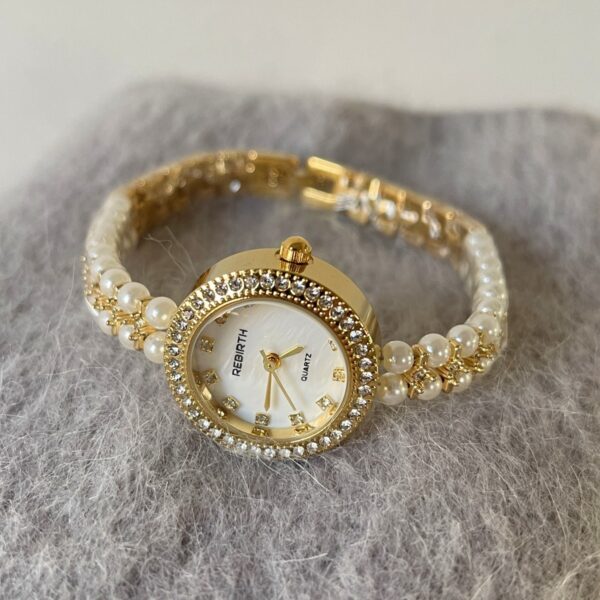 Women's Watch Exquisite High-grade Gold Steel Strap Watch - Image 3